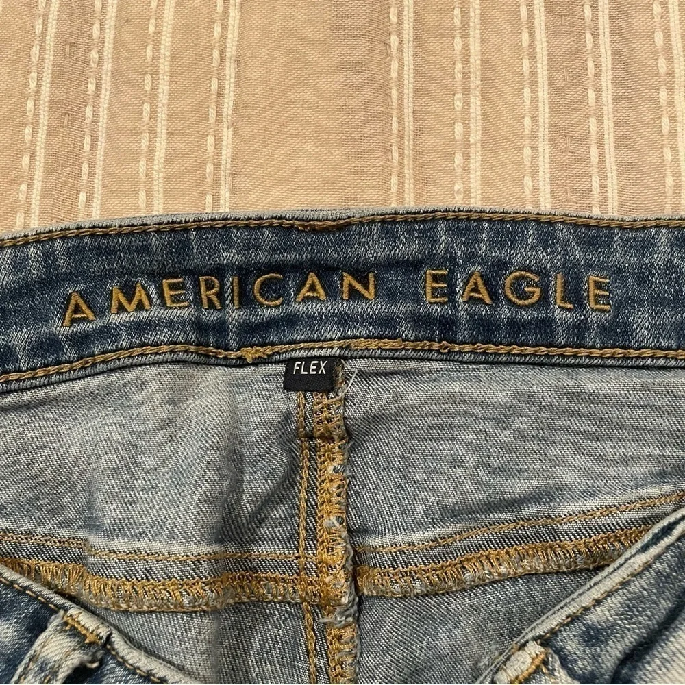 American Eagle Outfitters Men’s Distressed Flex Slim Jeans 32x34